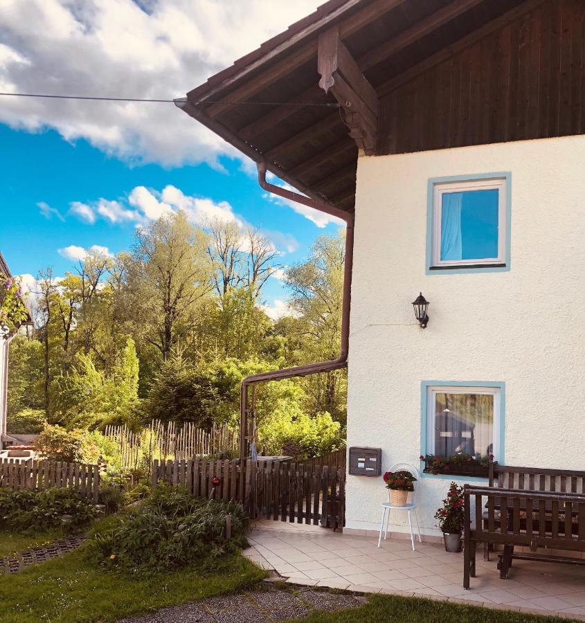 Ferienwohnung Ferien an der Traun Traunwalchen Exterior foto