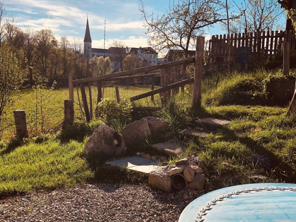 Ferienwohnung Ferien an der Traun Traunwalchen Exterior foto